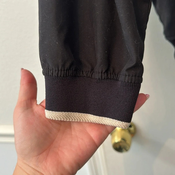 Black Austin Golf Tour Collection Pullover Windbreaker Sweater Size Large - Picture 3 of 7